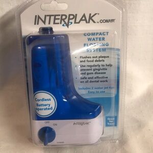 InterPlak Compact Water Flossing System by Conair - New Still Sealed